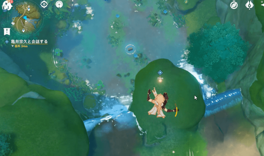 スメールシティの外にいる亀井宗久