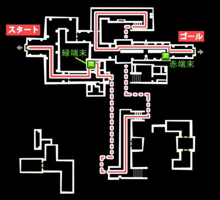 端末の場所マップ