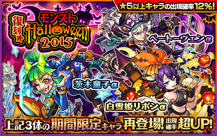 ハロウィン2015のガチャシミュレーターのサムネイル