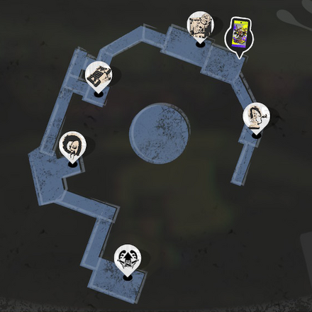 チュートリアル(クレーター)のカードパックマップ