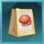 ベニテングダケの種画像