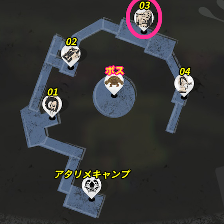 チュートリアルのマップ画像