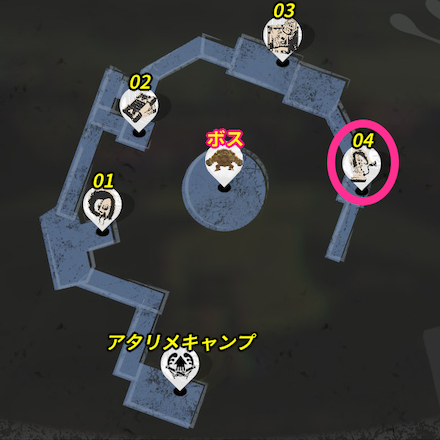 チュートリアルのマップ画像