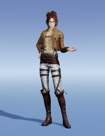 調査兵団：ハンジ画像