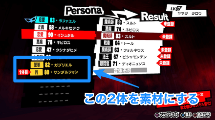 警報中に生成したペルソナを素材にする