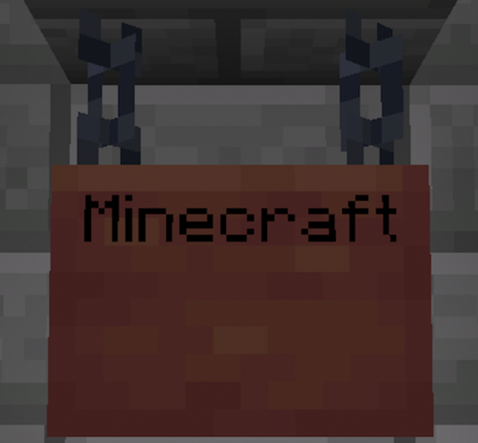 マングローブの吊り下げ看板