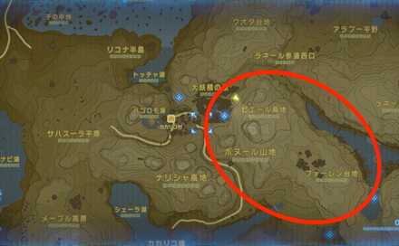 ヤギのバターの入手場所マップ詳細