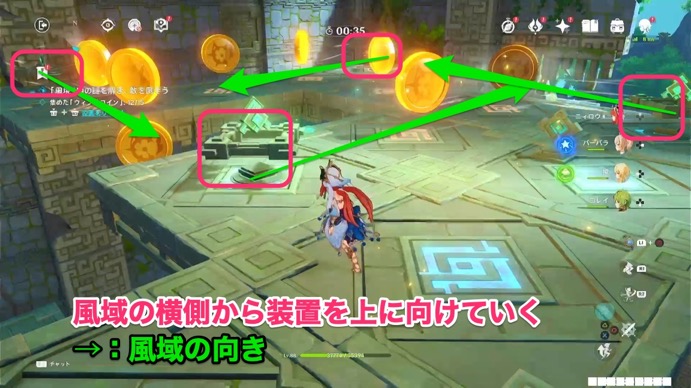 2番目のギミック