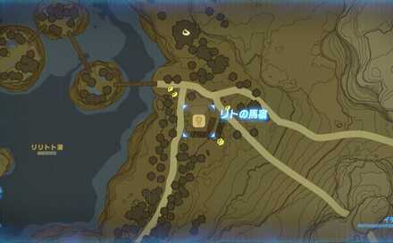 リトの馬宿のイチゴの場所詳細マップ