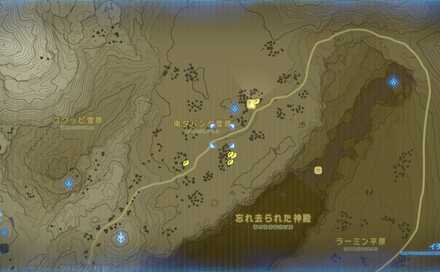 雪原の馬宿のイチゴの場所詳細マップ