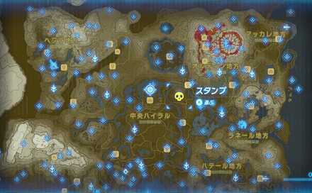 フリーズウィズローブの場所マップ