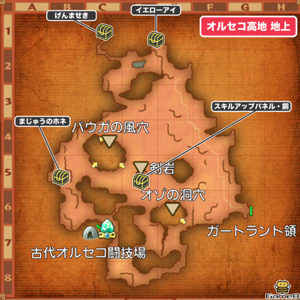 オルセコ高地地上