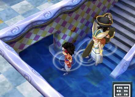 5F左下の水路の隠し通路を進んだ先