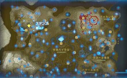 ビリビリマスの入手場所マップ