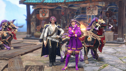 なりきり王国騎士ポーズ