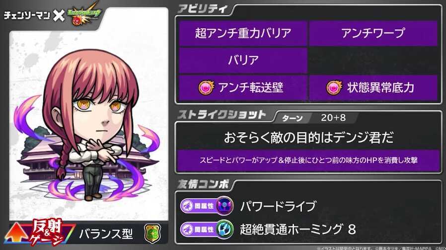 マキナ ステータス