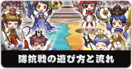隊抗戦の遊び方と流れ