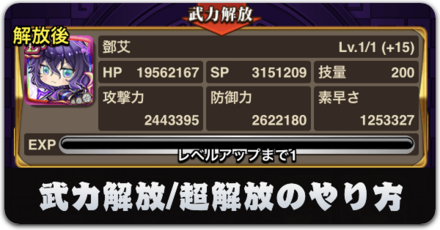 武力解放/超解放の解説