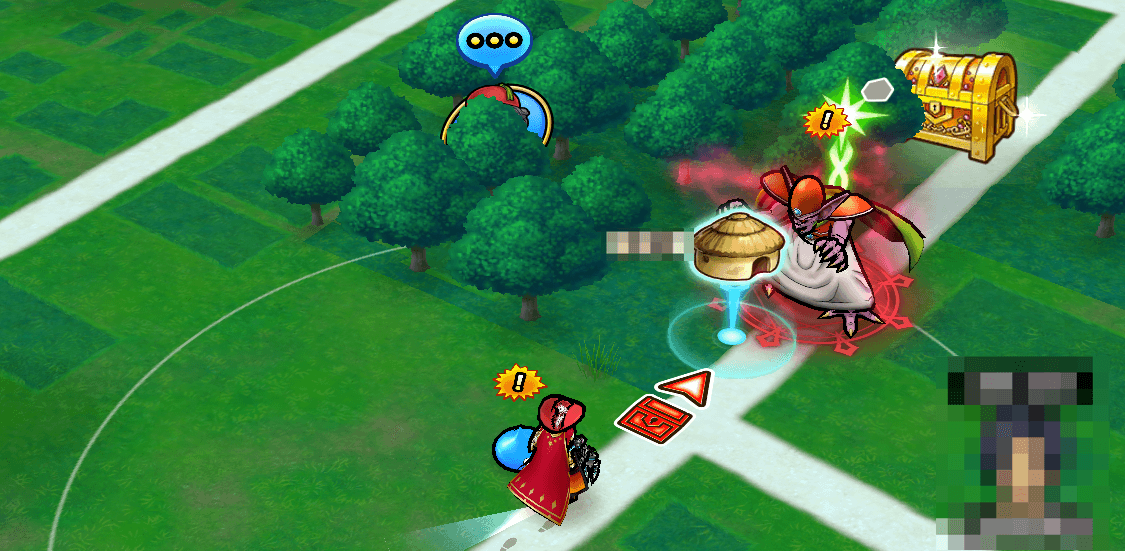 オーブを発見すると宝箱が出現する