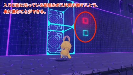 隠し部屋の攻略（どちらかの1ボス討伐後）