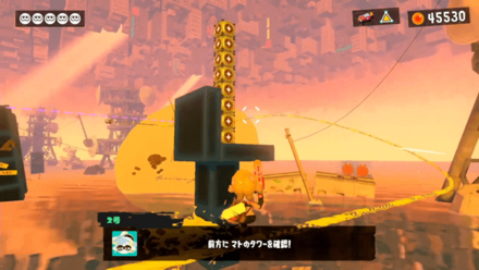 的のタワーは複数回で壊す