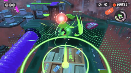 ヌリヌリ棒下の箱をチャクチで壊す