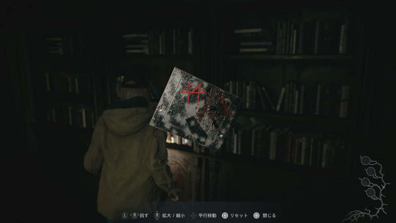 本棚の写真立て