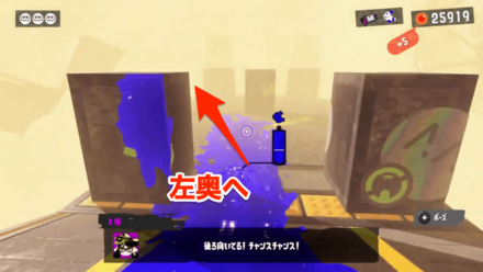 金網ゲートを超えたら左方向を目指す