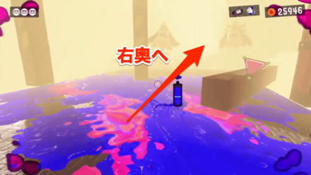 上に来たら右奥を目指す