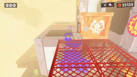 登る途中の木箱からトリプルトルネード