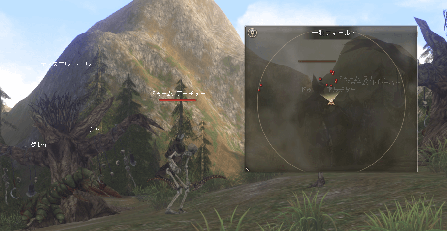 敵が密集しており立ち止まっている