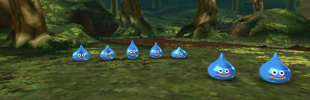 スライムだらけの森