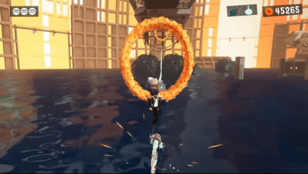 チェックポイント後はジャンプして移動