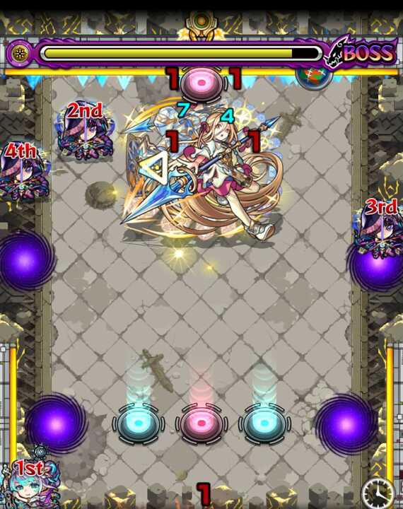 ロンギヌス超究極封ボス3クロスドクロ処理後