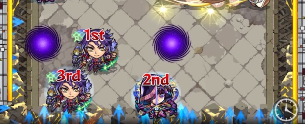 PUWに触れてから敵を攻撃しよう