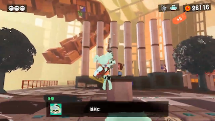 敵を倒して進んでいく