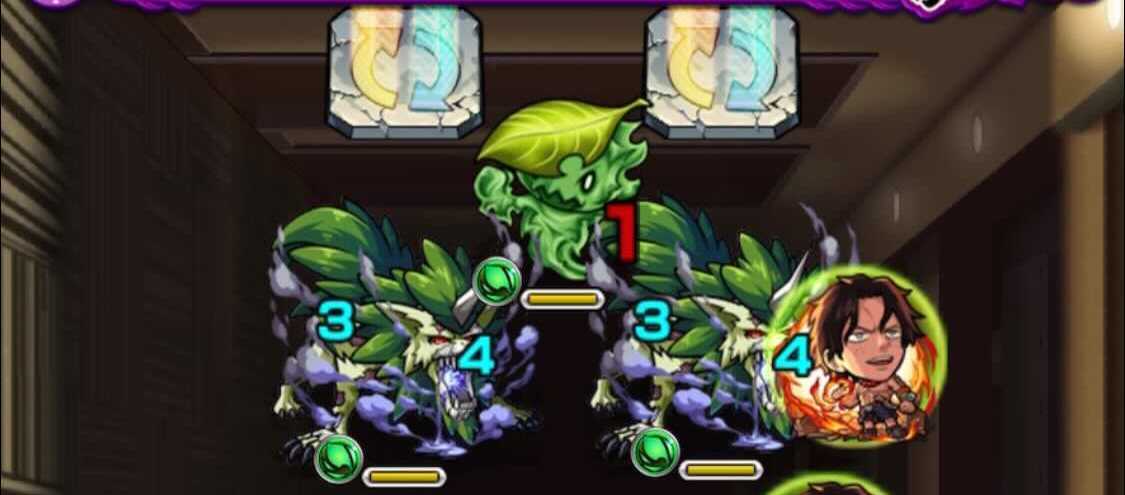 ハッパーとボスがHPを共有している