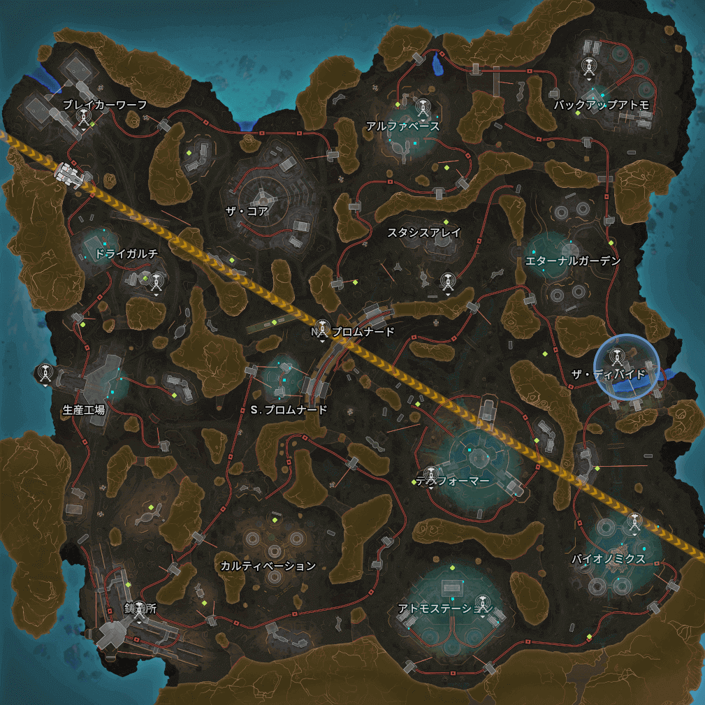 ブロークンムーン全体マップ