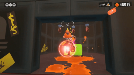 木箱を壊して中の敵を全て倒す