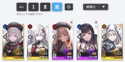 バースト3のキャラたち