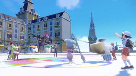 ポケモンを見せ合う