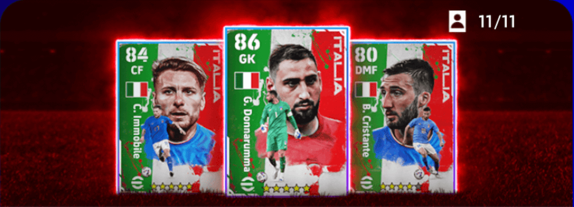 イタリア代表ガチャバナー