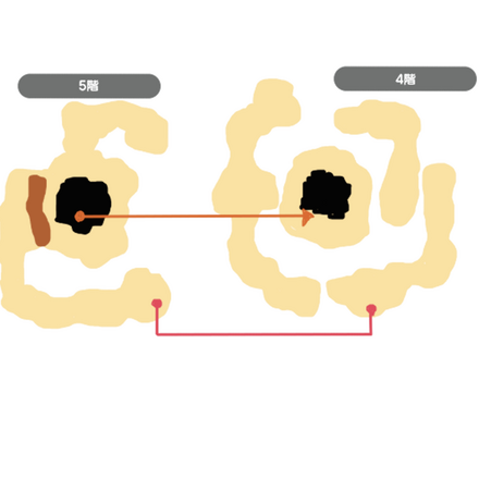 炎の山5階と4階