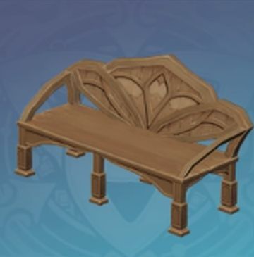 業果の「静語」ベンチの画像