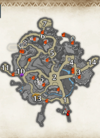 紅ヒトダマドリの城塞高地