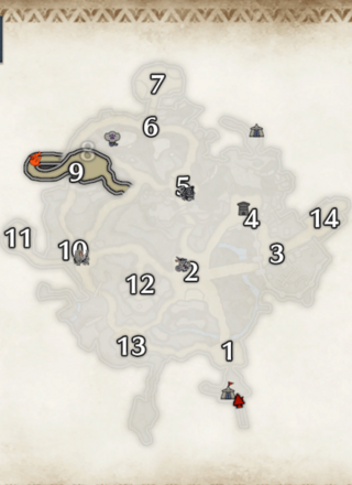 紅ヒトダマドリの城塞高地