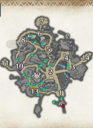 緑ヒトダマドリの城塞高地