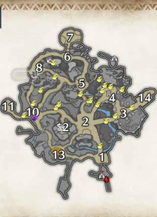 黄ヒトダマドリの城塞高地