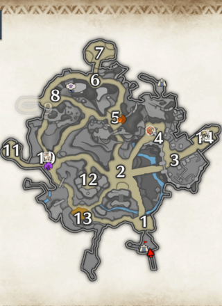 ヒオウギカワズの城塞高地