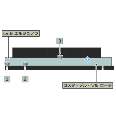 Lv3エルジュノンのマップ
